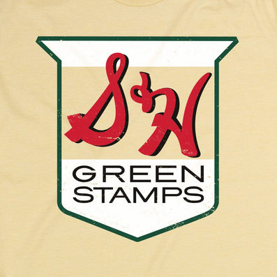 S&H Green Stamps T-Shirt Graphic Faded Yellow