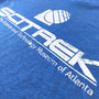 SciTrek Museum Atlanta Georgia T-Shirt Detail Right Bright Blue