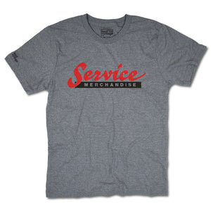 Service Merchandise T-Shirt Front Gray