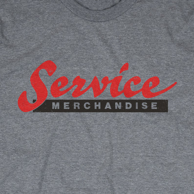 Service Merchandise T-Shirt Graphic Gray