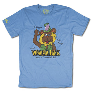Silly Savage Whalom Park Lunenburg Massachusetts T-Shirt Front Light Blue