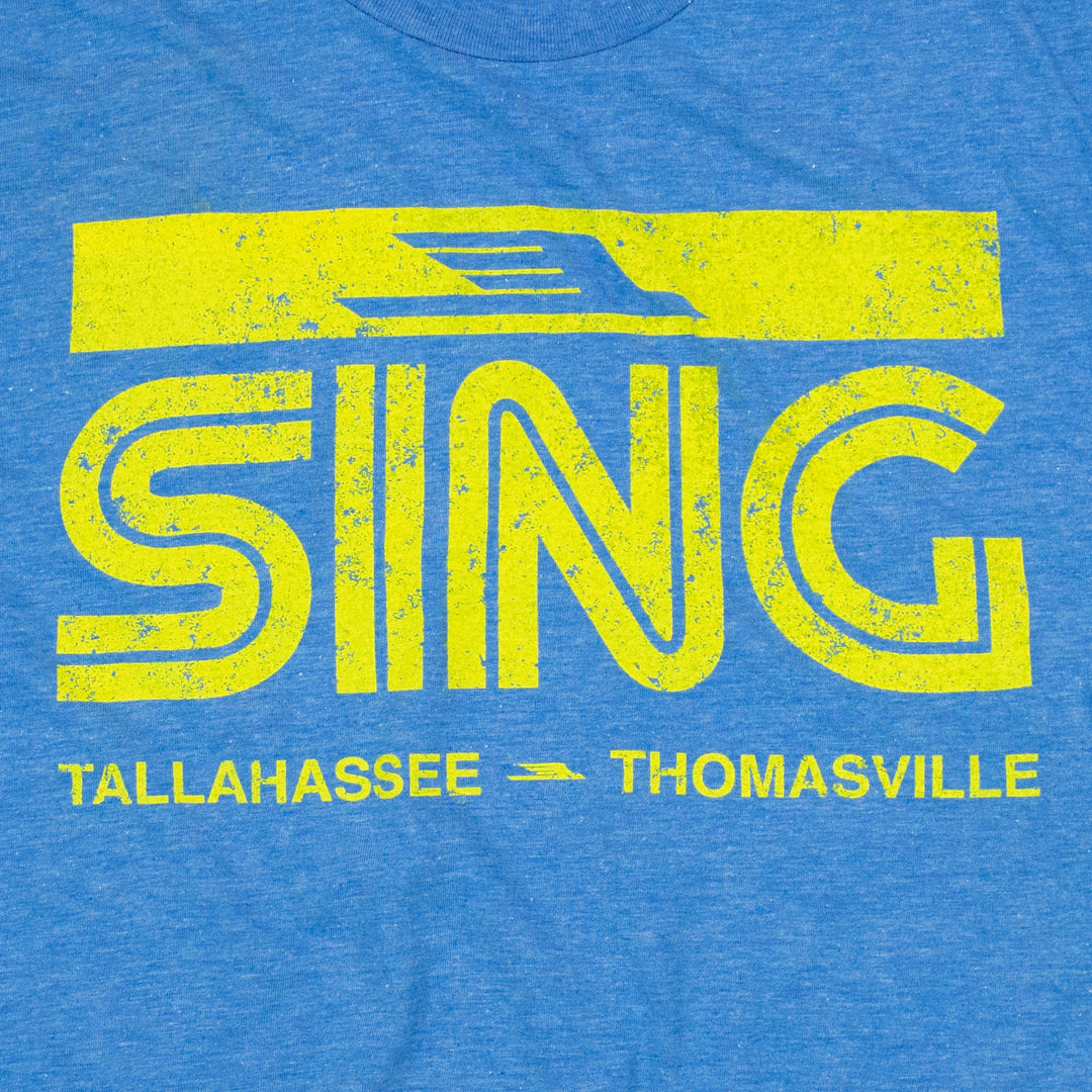 Sing Store Tallahassee Florida T-Shirt Graphic Royal Blue