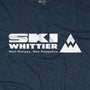 Ski Whittier Ski Area West Ossipee New Hampshire T-Shirt Graphic Dark Blue