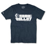 Snow Valley Ski Area Winhall Vermont T-Shirt Front Dark Blue