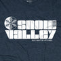 Snow Valley Ski Area Winhall Vermont T-Shirt Graphic Dark Blue