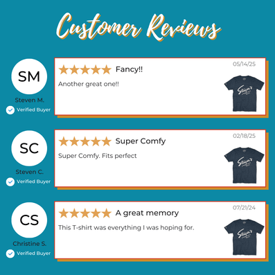 Steiger's Vintage T-Shirt Reviews Dark Blue