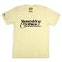 Strawbridge & Clothier Department Store T-Shirt Front Faded Yellow