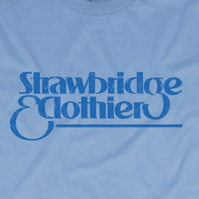Strawbridge And Clothier Department Store T-Shirt Graphic Light Blue