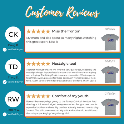 Tampa Jai Alai Florida T-Shirt Reviews Light Gray