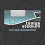 The Big Sombrero Tampa Stadium Florida T-Shirt Graphic Dark Gray