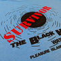 The Black Hole Pleasure Island Michigan T-Shirt Detail Left Light Blue