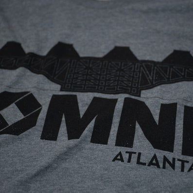 The Omni Arena Atlanta Georgia T-Shirt Detail Gray
