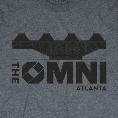 The Omni Arena Atlanta Georgia T-Shirt Graphic Gray