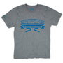 The Pontiac Silverdome Michigan Detroit T-Shirt Front Gray