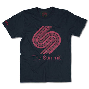 The Summit Arena Houston Texas T-Shirt Front Black