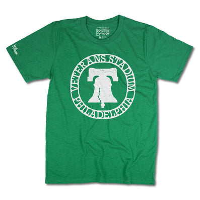 The Vet Stadium Philadelphia T-Shirt Front Green