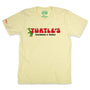 Turtle's Records & Tapes T-Shirt Front Faded Yellow