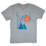 Tyrol Ski Area Jackson New Hampshire T-Shirt Front Light Gray