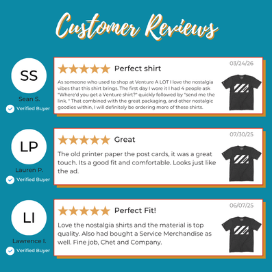 Venture Discount Department Store T-Shirt Reviews Dark Gray