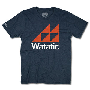 Mount Watatic Ski Area Ashby Massachusetts T-Shirt Front Dark Blue 