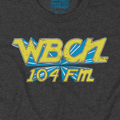 WBCN Boston Massachusetts T-Shirt Graphic Dark Gray