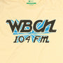 WBCN Boston Massachusetts T-Shirt Graphic Faded Yellow