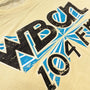 WBCN Boston T-Shirt Detail Left Faded Yellow