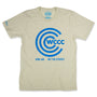 WCCC FM Hartford Connecticut T-Shirt Front Beige