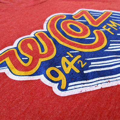 WCOZ 95.4 Boston Massachusetts Detail Left Red