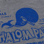 Whalom Park Lunenburg Massachusetts T-Shirt Detail Whale Gray