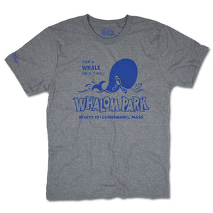 Whalom Park Lunenburg Massachusetts T-Shirt Front Gray
