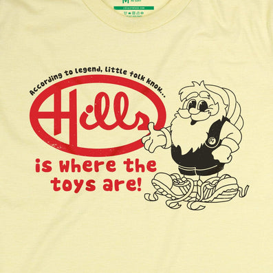 Where The Toys Are Hills T-Shirt Graphic Faded Yellow