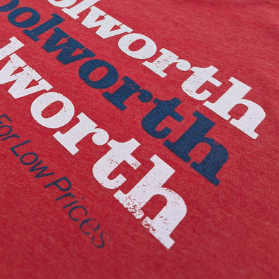 Woolworth 90s T-Shirt Detail Right Red