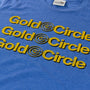 Gold Circle Department Store T-Shirt Detail Bright Blue