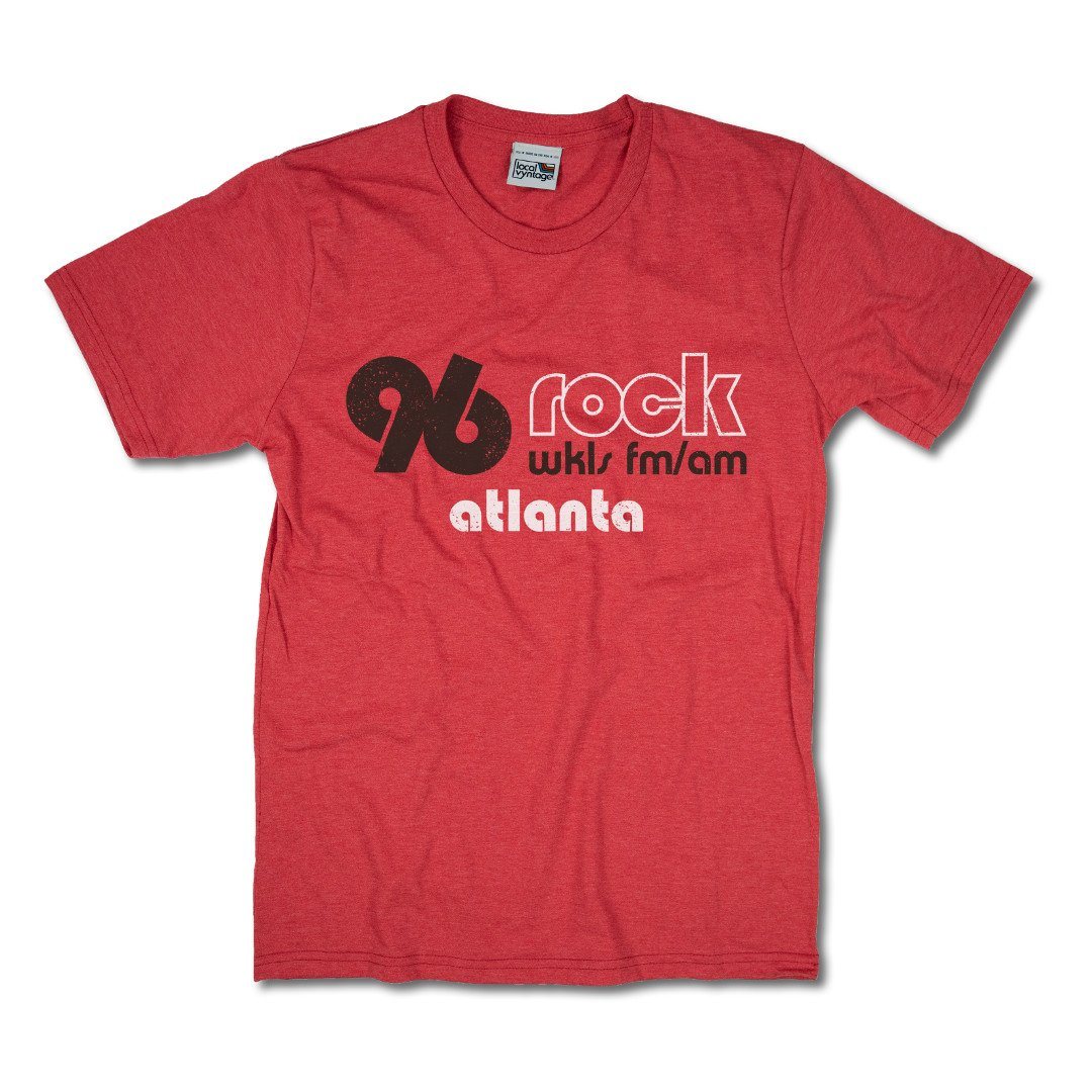 96 Rock Atlanta T-Shirt Front Red