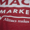 Almacs Super Markets Rhode Island T-Shirt Detail Red