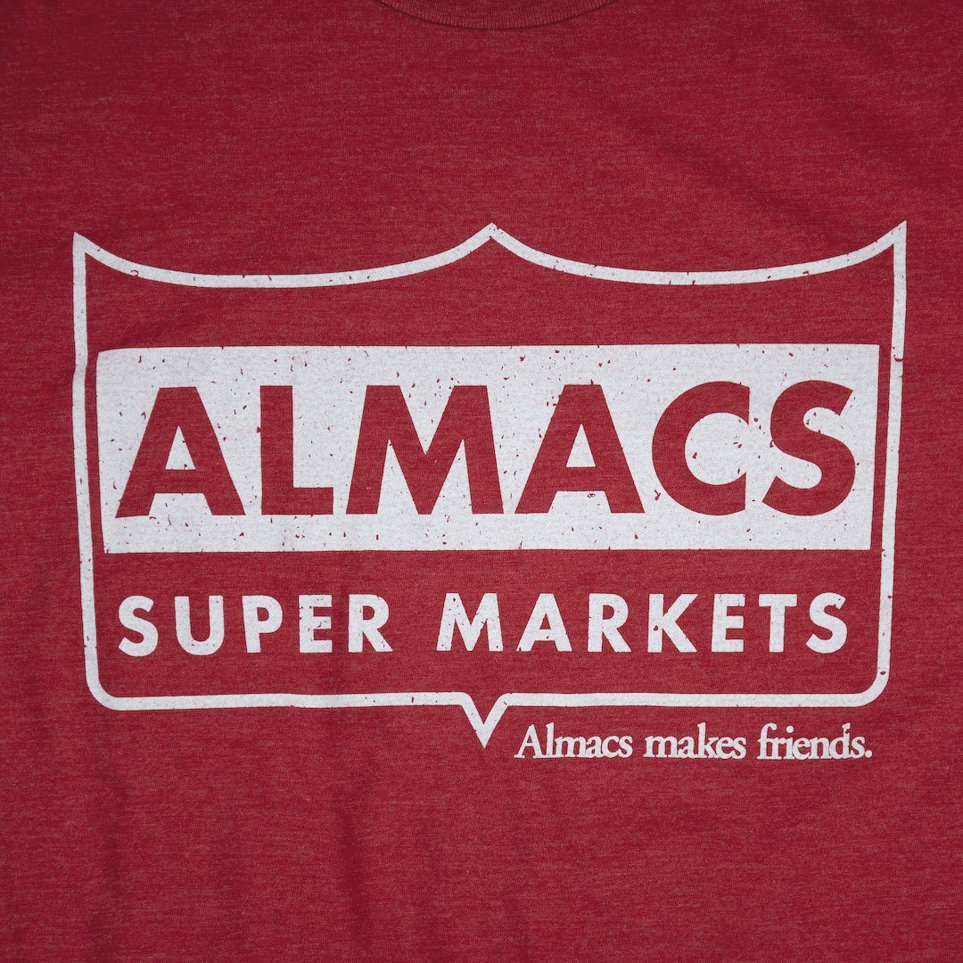 Almacs Super Markets Rhode Island T-Shirt Graphic Red