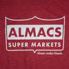 Almacs Super Markets Rhode Island T-Shirt Graphic Red