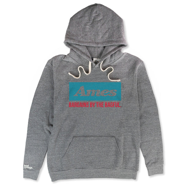 Ames Department Store Hoodie Front Gray