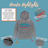 Ames Department Store Hoodie Highlights Gray