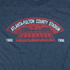 Atlanta-Fulton County Stadium Graphic Dark Blue