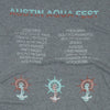 Austin Aqua Fest T-Shirt Back Graphic Gray