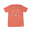 Austin Aqua Fest T-Shirt Back Orange