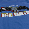 Austin Ice Bats T-Shirt Detail Bright Blue