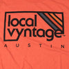 Austin Local Vyntage Logo T-Shirt Graphic Orange