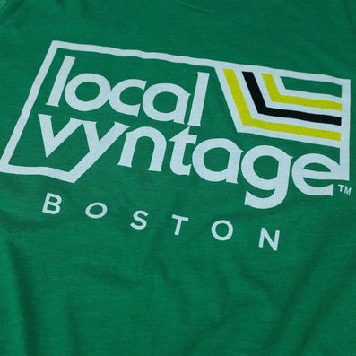 Local Vyntage Boston T-Shirt Detail Green