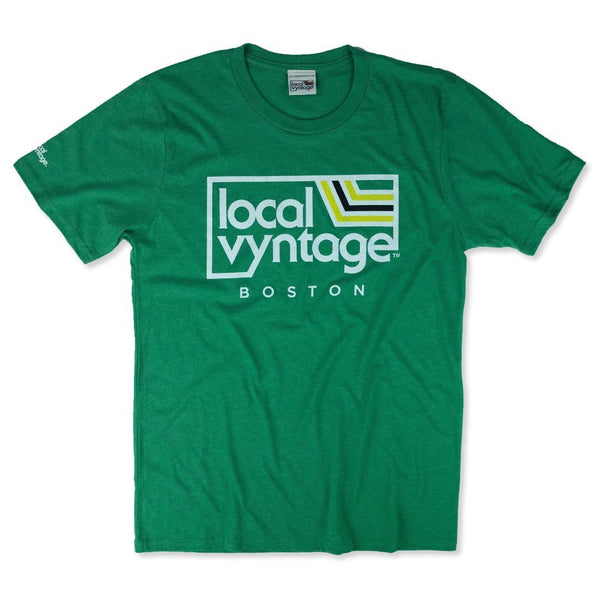 Local Vyntage Boston T-Shirt Front Green
