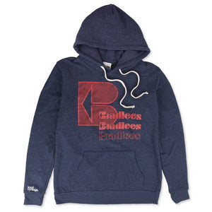 Bradlees Hoodie Front Dark Blue