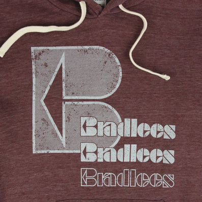 Bradlees Hoodie Graphic Burgundy