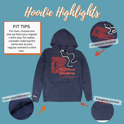 Bradlees Hoodie Highlights Dark Blue